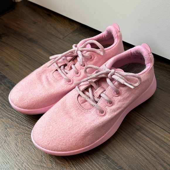 allbirds Women's Wool Runner Mizzles in Buoyant Pink (Size 9) - Picture 3 of 12